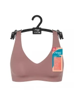 Dámská podprsenka ZERO Feel 2.0 Soft bra - BROWN - sv. hnědá 1141 - SLOGGI