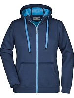 Daiber JN 354 Dámská mikina Doubleface 02.0354 navy/aqua Daiber JN 354 Dámská mikina Doubleface 02.0354 navy/aqua