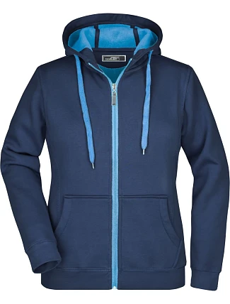Daiber JN 354 Dámská mikina Doubleface 02.0354 navy/aqua Daiber JN 354 Dámská mikina Doubleface 02.0354 navy/aqua