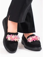 Trendy mokasíny dámské černé bez podpatku Trendy mokasíny dámské černé bez podpatku