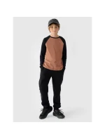 Chlapecký běžný hladký rukáv s dlouhým rukávem 4F Junior 4FJWAW24TLONM293-65S