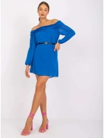 Dámské šaty-DHJ-SK-6831.36 - tmavě modré