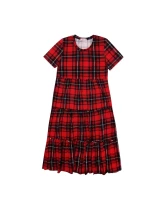 Dámská noční košile 360/021 červeno-černé káro - Karol Dámská noční košile 360/021 červeno-černé káro - Karol