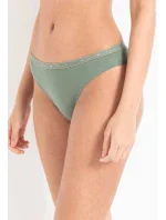 Dámské kalhotky 2 pack 163334 1A223 - 75910 - Zelená, bílá - Emporio Armani