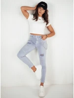 Dámské džínové kalhoty ALEX purple FashionStreet UY1879