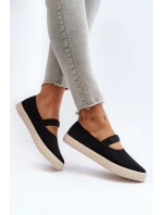 Dámské nazouvací tenisky Big Star LL274200 Černá Dámské nazouvací tenisky Big Star LL274200 Černá