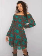 Šaty DHJ SK 15015.56P hnědá Šaty DHJ SK 15015.56P hnědá