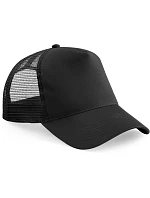 Beechfield B 640B Dětská 5 panelová kšiltovka Trucker 53.640B black/black Beechfield B 640B Dětská 5 panelová kšiltovka Trucker 53.640B black/black