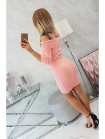 Meruňkové šaty se širokými ramínky Meruňkové šaty se širokými ramínky