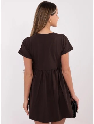 Šaty RV SK 5672.03P tmavě hnědé