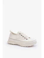 Dámské tenisky na masivní podrážce Big Star White