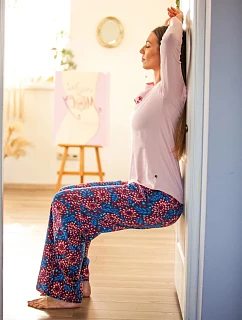 Pyžamo Key LNS 635 B26 dlouhé rukávy, velikosti S–XL