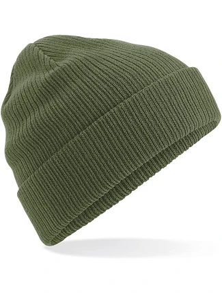 Beechfield B 50N Pletená čepice z bio bavlny 53.0050 olive green Beechfield B 50N Pletená čepice z bio bavlny 53.0050 olive green