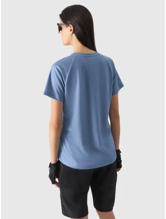 Dámské rychleschnoucí cyklistické tričko 4F - modré Dámské rychleschnoucí cyklistické tričko 4F - modré