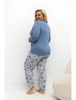 Pohodlná pyžama pro plnoštíhlé model 221189 Forever Pink Pohodlná pyžama pro plnoštíhlé model 221189 Forever Pink