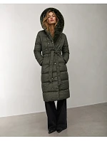 Minoritní khaki oboustranná zimní bunda s kožešinou (P3-6020-22) Minoritní khaki oboustranná zimní bunda s kožešinou (P3-6020-22)