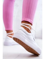 Tenisky na platformě Lee Cooper LCW-22-31-0884L Bílý