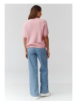 Svetr s krátkým rukávem  model 224079 Makadamia