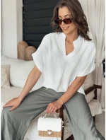 Dámská halenka NAMAYAS bílá FashionStreet RY2604