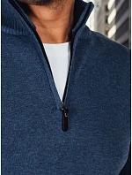 Pánský tmavě modrý svetr FashionStreet WX2340