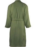 The One Towelling Bathrobe Župan 48.1011 olive green