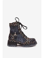 Kožené workery dámské Maciejka 07072-03 Multikolor