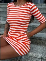 TW SK 2092 šaty.83P oranžová TW SK 2092 šaty.83P oranžová