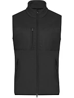 Daiber JN 1310 Pánská fleecová vesta 02.1310 black/black