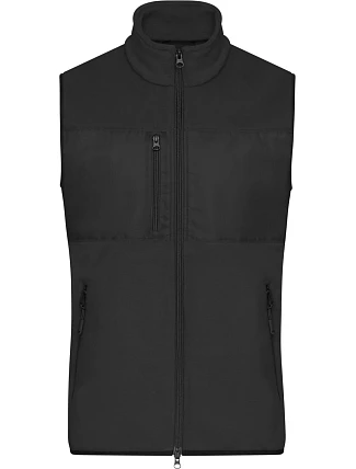 Daiber JN 1310 Pánská fleecová vesta 02.1310 black/black