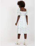 Dámské šaty LK SK 508964 bílé a modré