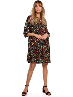 M521 Šaty s nařasenými rukávy - model 6