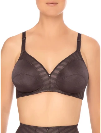 Dámská podprsenka Weftloc 0000376-5-050 tmavě hnědá - Felina Dámská podprsenka Weftloc 0000376-5-050 tmavě hnědá - Felina