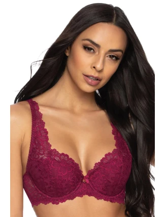 Dámská podprsenka CARMELA M-053/22 Bordó - MAT
