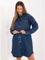 Dámské Jeans šaty D80026BI30469M314 Tmavě modrá - FPrice