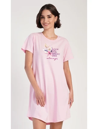 Dámská noční košile s krátkým rukávem Elizabeth Dámská noční košile s krátkým rukávem Elizabeth