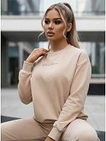 Dámská krémová mikina ERIAN FashionStreet BY1275