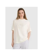 Dámské tričko oversize s potiskem 4F 4FRSS25TTSHF2791-11S