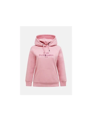 Dámská mikina PEAK PERFORMANCE W Original Hood, růžová Dámská mikina PEAK PERFORMANCE W Original Hood, růžová