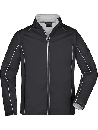 Daiber JN 1122 Pánská softshell bunda s odepínacími rukávy 02.1122 black/silver Daiber JN 1122 Pánská softshell bunda s odepínacími rukávy 02.1122 black/silver