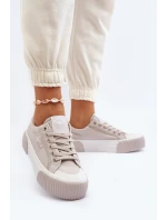 Dámské tenisky na tlusté podrážce Lee Cooper LCW-24-31-2178 šedé