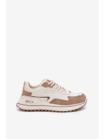Dámské sneakers Big Star RR274A216 HI-POLY SYSTEM Béžové