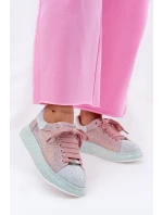 Zdobené sneakersy na platformě GOE RR2N4009 Multikolor Zdobené sneakersy na platformě GOE RR2N4009 Multikolor