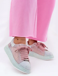 Zdobené sneakersy na platformě GOE RR2N4009 Multikolor