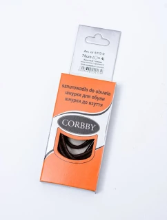 Corbby Hnede voskované tenké Tkaničky