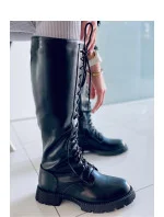 Dámské kozačky v jezdeckém 7752A - Ideal Shoes