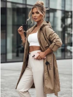 Dámská přechodná bunda parka NOLES tmavě béžová FashionStreet TY4280