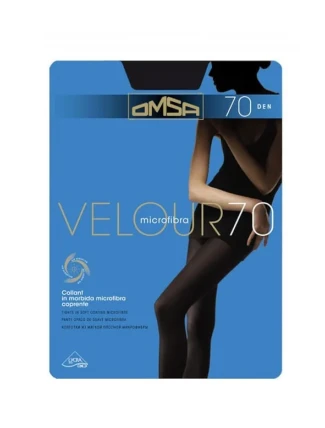 Dámské punčochové kalhoty Omsa Velour 70 den 5-XL Dámské punčochové kalhoty Omsa Velour 70 den 5-XL