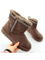 Dámské sněhule semišové hnědé Potocki 06303