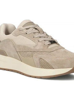 Filippo béžové semišové kožené polobotky DP7728/26