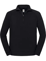 Fruit of the Loom Iconic Premium Zip Neck Sweat Těžká mikina s 1/4 zipem 16.2288 black Fruit of the Loom Iconic Premium Zip Neck Sweat Těžká mikina s 1/4 zipem 16.2288 black